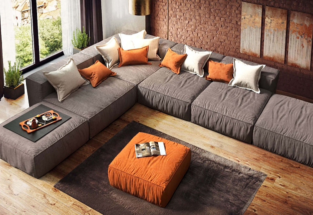 Современный диван Фри в стиле лофт 